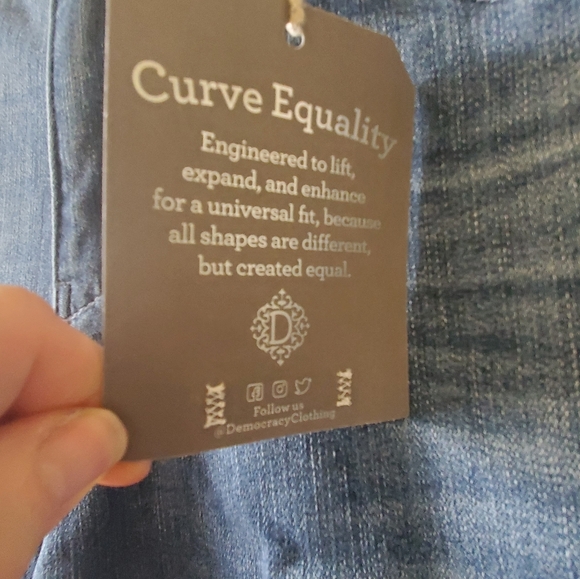 Democracy wide leg jeans 16W - Picture 3 of 6